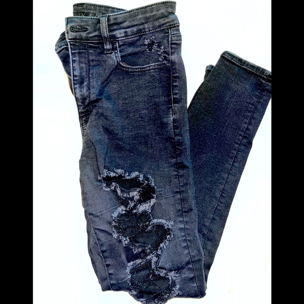 American Eagle black jeggings